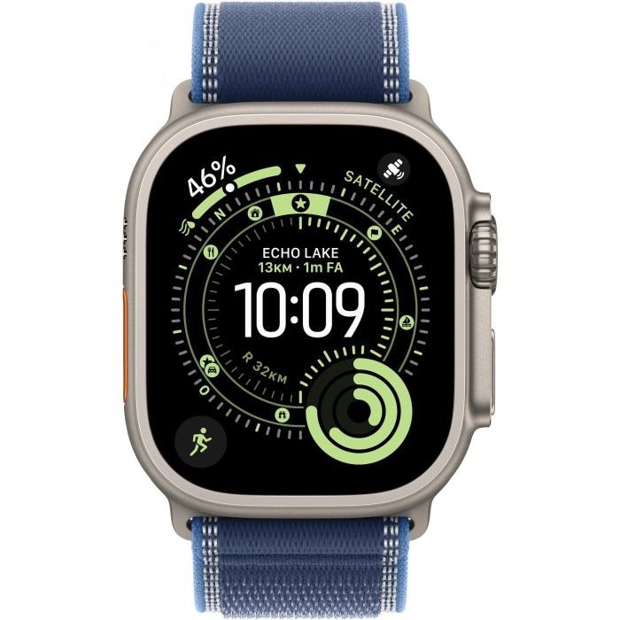 Apple Watch Ultra 3 Titanium Cellular 49mm Natur (Trail Loop blau/hellblau) M/L 1