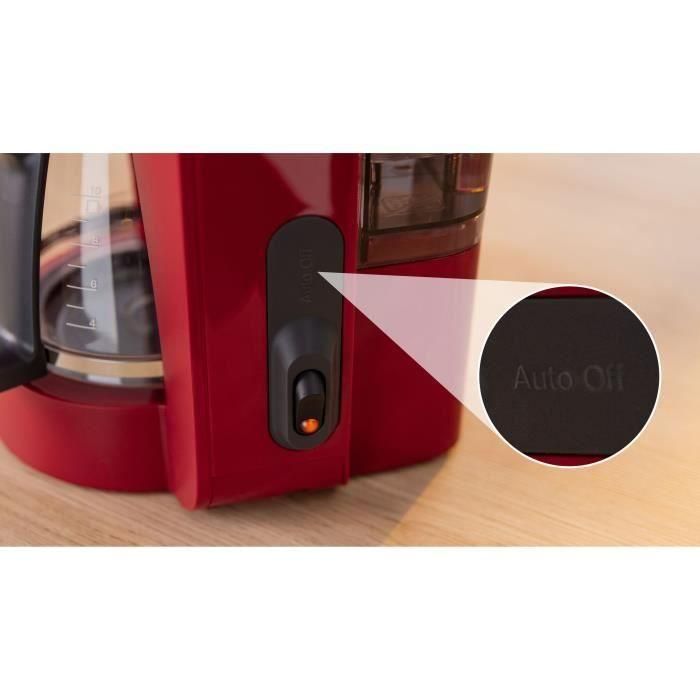 Cafetera de filtro - BOSCH - TKA2M114 MyMoment - Roja - Capacidad 1,25L - Jarra de cristal - Sistema antigoteo 5 Cafetera de filtro - BOSCH - TKA2M114 MyMoment - Roja - Capacidad 1,25L - Jarra de cristal - Sistema antigoteo 5