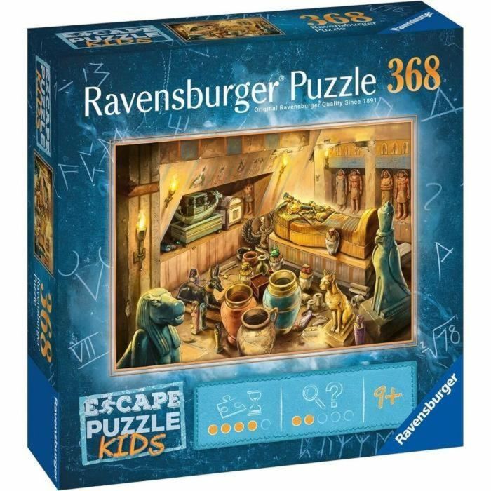 Puzzle infantil de 368 piezas - En el antiguo Egipto - El primer puzzle inspirado en Escape Game kids - Ravensburger