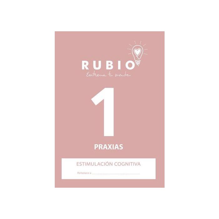 Cuaderno Rubio A4 Estimulacion Cognitiva Praxias Nº 1 5 unidades