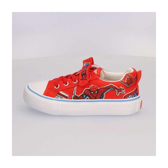 Cerdá Zapatilla Loneta Vulcanizado Spiderman T032 Talla 32 Roja 3