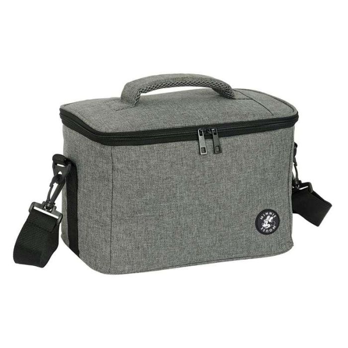Safta Nevera Cuadrada Minnie Mouse Grey Waterproof 29x19x18cm