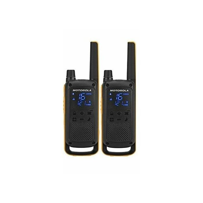 Motorola T82 Extreme Talkabout Twin Pack, radio PMR, 16 canales, 10 km de alcance, IPX4, NiMH 0 Motorola T82 Extreme Talkabout Twin Pack, radio PMR, 16 canales, 10 km de alcance, IPX4, NiMH 0