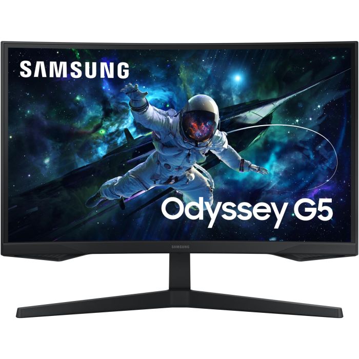 Samsung Odyssey G5 S27CG552EU Monitor 27" QHD Curvo 16:9 165Hz 1ms HDR10 HDMI DP Negro