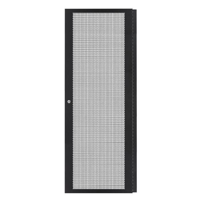 MicroConnect Puerta metálica perforada 42HU para rack 600mm de ancho color negro