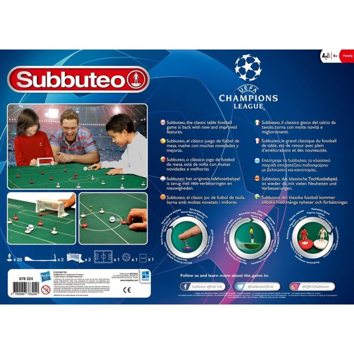 Juegos de mesa de la Liga de Campeones SUBBUTEO 1