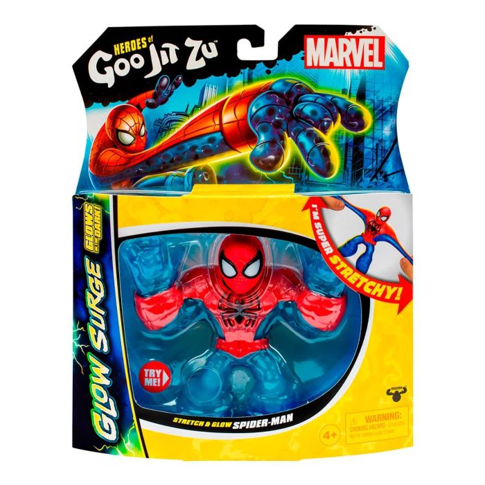 Figura Marvel Glow Surge Spiderman Co42713 Bandai 1