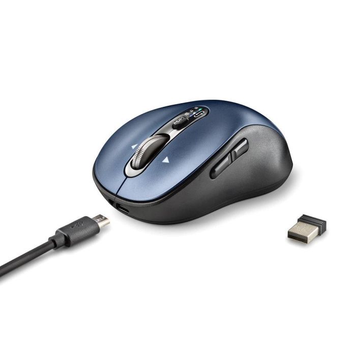 Ratón Inalámbrico por Bluetooth NGS Infinity-RB/ Batería recargable/ Hasta 3200 DPI/ Azul 1 Ratón Inalámbrico por Bluetooth NGS Infinity-RB/ Batería recargable/ Hasta 3200 DPI/ Azul 1