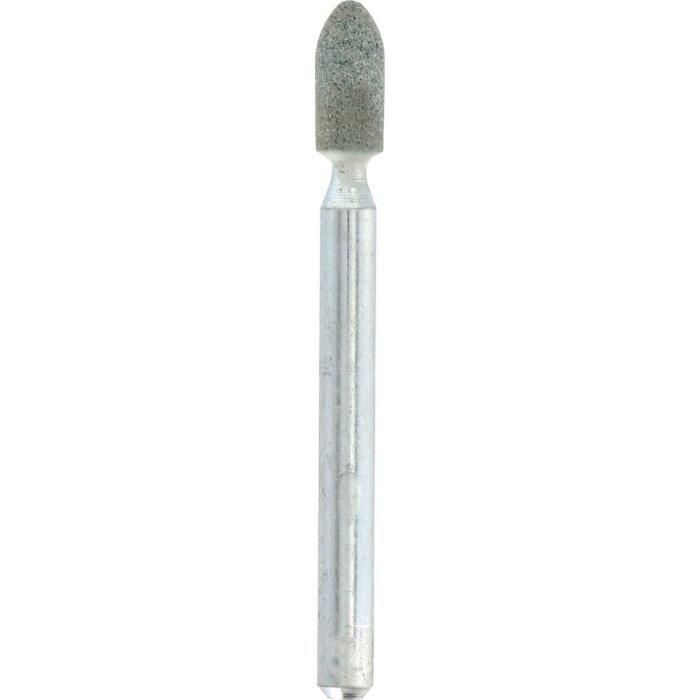 Dremel Juego 3 muelas rectificar carburo de silicio Ø3,2mm punta redonda, para piedra, vidrio, cerámica, porcelana y metales no ferrosos Dremel Juego 3 muelas rectificar carburo de silicio Ø3,2mm punta redonda, para piedra, vidrio, cerámica, porcelana y metales no ferrosos
