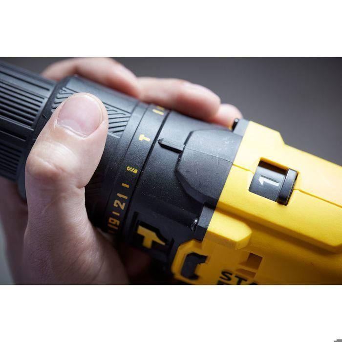 Stanley FATMAX V20 SFMCD711D22-QW Taladro atornillador de impacto, 50 Nm, Litio 18V, 2 Baterías 2Ah 3 Stanley FATMAX V20 SFMCD711D22-QW Taladro atornillador de impacto, 50 Nm, Litio 18V, 2 Baterías 2Ah 3