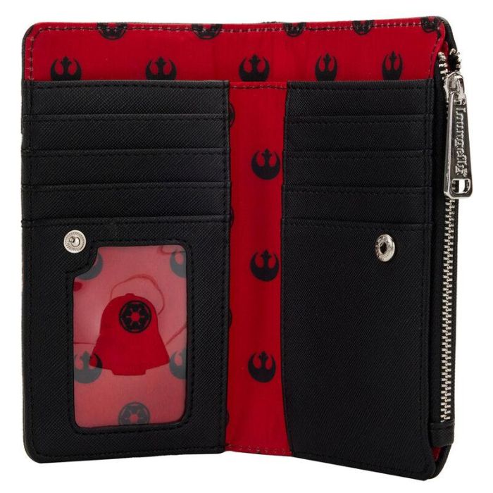 Loungefly Cartera Star Wars Trilogia 2 - Licencia Oficial - 100% Cuero PU - 16.5 x 10 cm 3 Loungefly Cartera Star Wars Trilogia 2 - Licencia Oficial - 100% Cuero PU - 16.5 x 10 cm 3