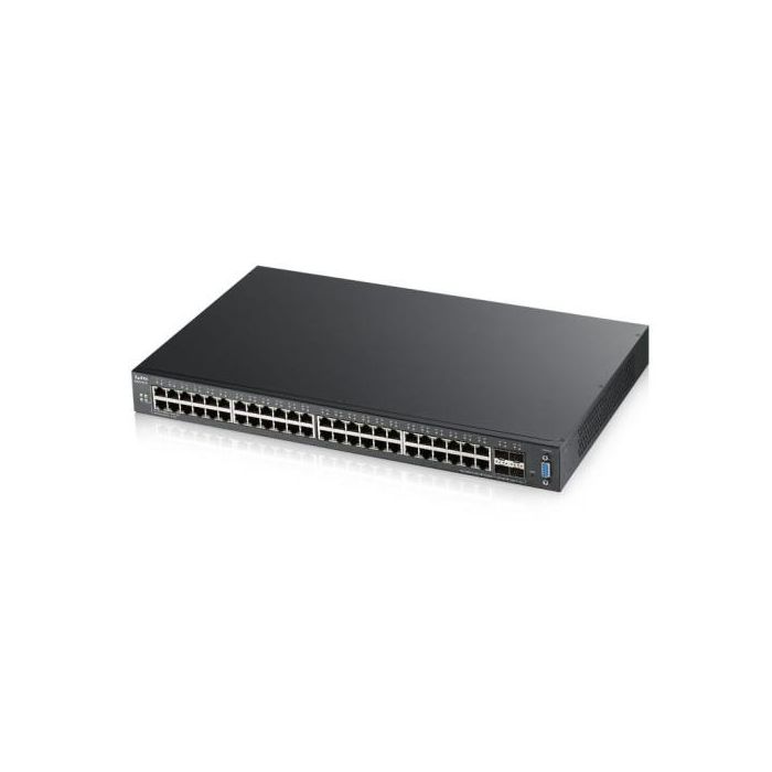 Zyxel XGS2210-52 Gestionado L2 Gigabit Ethernet (10/100/1000) 1U Negro Zyxel XGS2210-52 Gestionado L2 Gigabit Ethernet (10/100/1000) 1U Negro