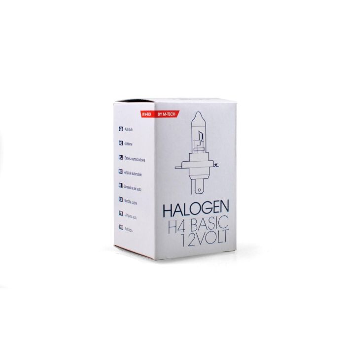 Lámpara Halógena M-Tech P43T 12 V 100-90 W H4 MTECZ78 2 Lámpara Halógena M-Tech P43T 12 V 100-90 W H4 MTECZ78 2