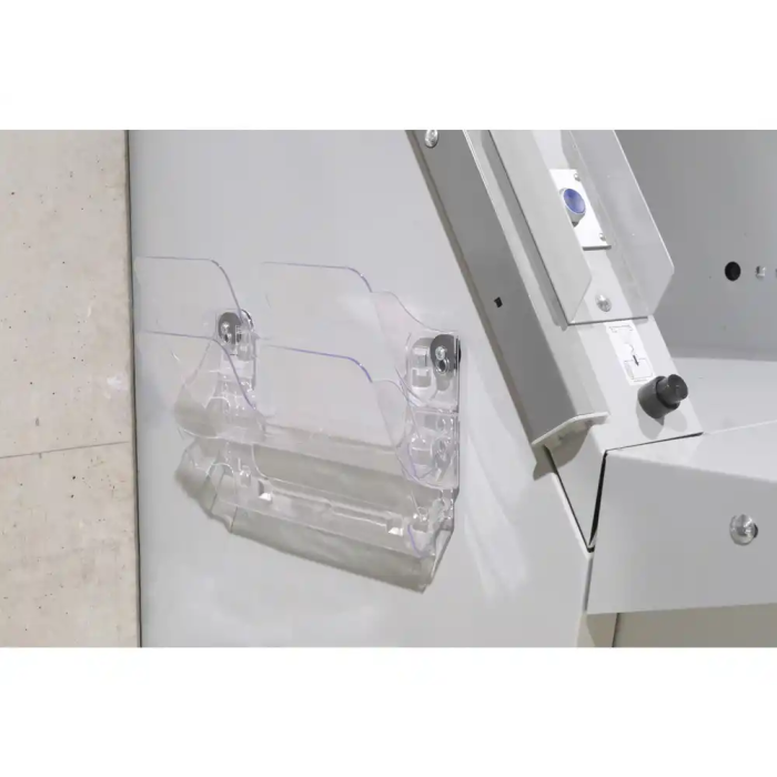 Durable Expositor de Pared con 2 Compartimentos Magnéticos Transparentes para Folletos A4 Horizontal Durable Expositor de Pared con 2 Compartimentos Magnéticos Transparentes para Folletos A4 Horizontal