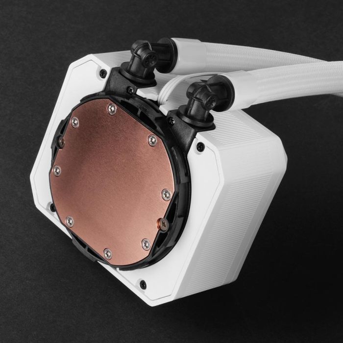 Mars Gaming ML-TWO240W Kit Refrigeración Líquida All-in-One ARGB Blanco, Radiador 240mm, 2 Ventiladores 120mm, Compatible con Intel/AMD, Sincronización RGB 1