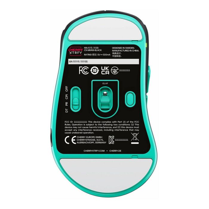 Cherry Ratón Inalámbrico para Juegos XTR1731630780500, M64, 26000 dpi, 5 Botones Programables, Ergonómico 6