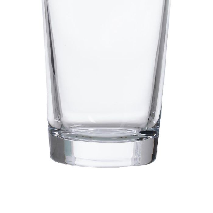 Jarrón Decoración Transparente Cristal 12,50 X 12,50 X 40 cm