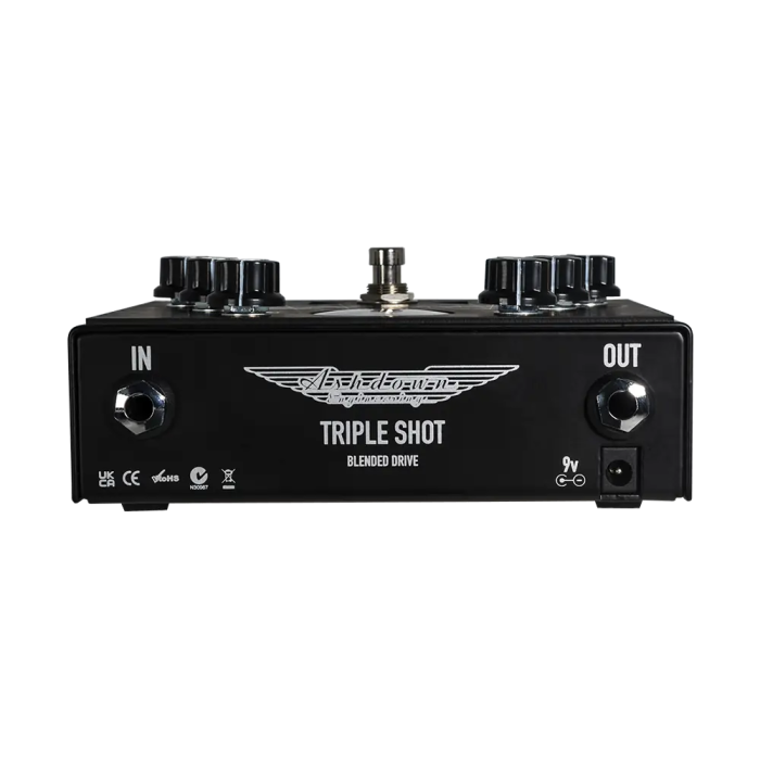 Ashdown Pedal de Distorsión Triple Shot de 3 Bandas Overdrive 3