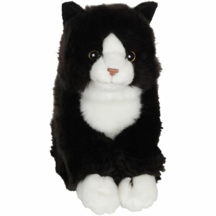 Peluche - Gipsy Toys - Gato Mimiz - 28cm - Negro/Blanco 4