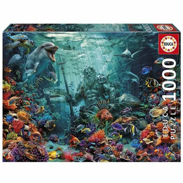Puzzle Educa Poseidon in a Coral Reef Puzzle Educa Poseidon in a Coral Reef