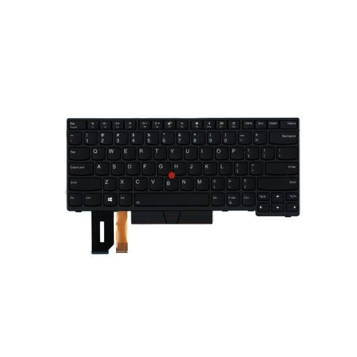 Lenovo Teclado Interno FRU de Recambio para Portátil ThinkPad T480s. Diseñado para Sustituir Componentes Defectuosos. Negro.