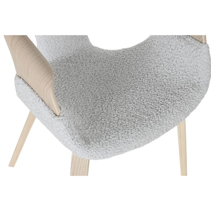 Silla Scandi DKD Home Decor Gris 67.5 x 82 x 52.5 cm 3