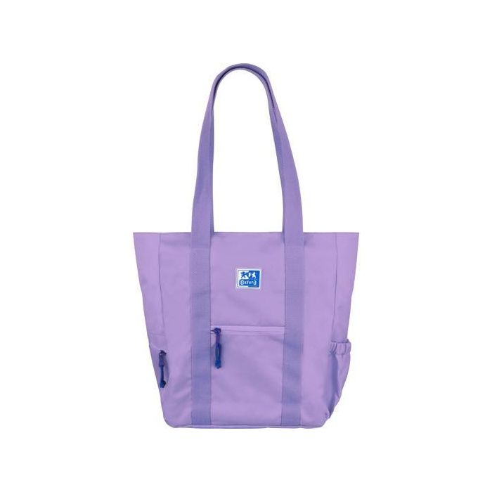 Oxford Bolso Tote B-Trendy Oxfbag RPET Lavanda con Compartimentos para PC y Tablet