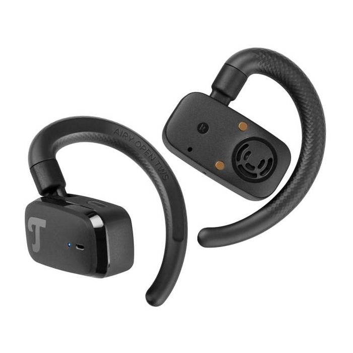 Teufel AIRY OPEN TWS Auriculares In-Ear True-Wireless Bluetooth - Sonido Abierto, Confortables, con Estuche de Carga y Controles Táctiles - Negro Noche