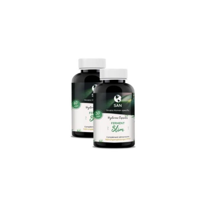 PROBIOTICOS SAN Ferment Slim 60 Cápsulas con Lactobacillus Gasseri - Ayuda a la flora intestinal