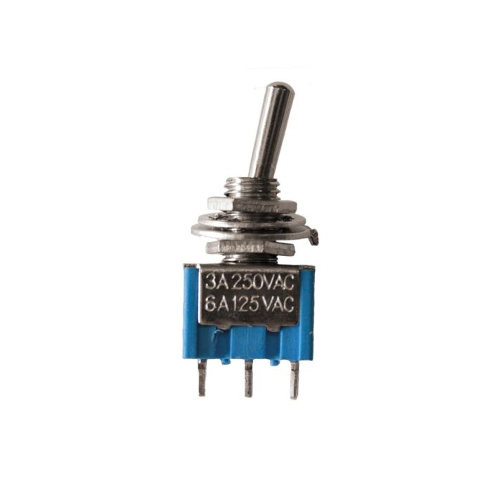 Edm Conmutador unipolar on/on 3A 250V, 6.5A, Hierro/Metal