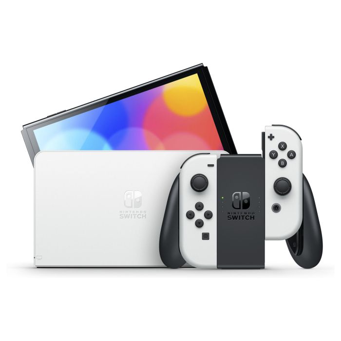 Nintendo Switch OLED Blanca - Consola de Videojuegos con Pantalla OLED de 7 Pulgadas y 64 GB 4