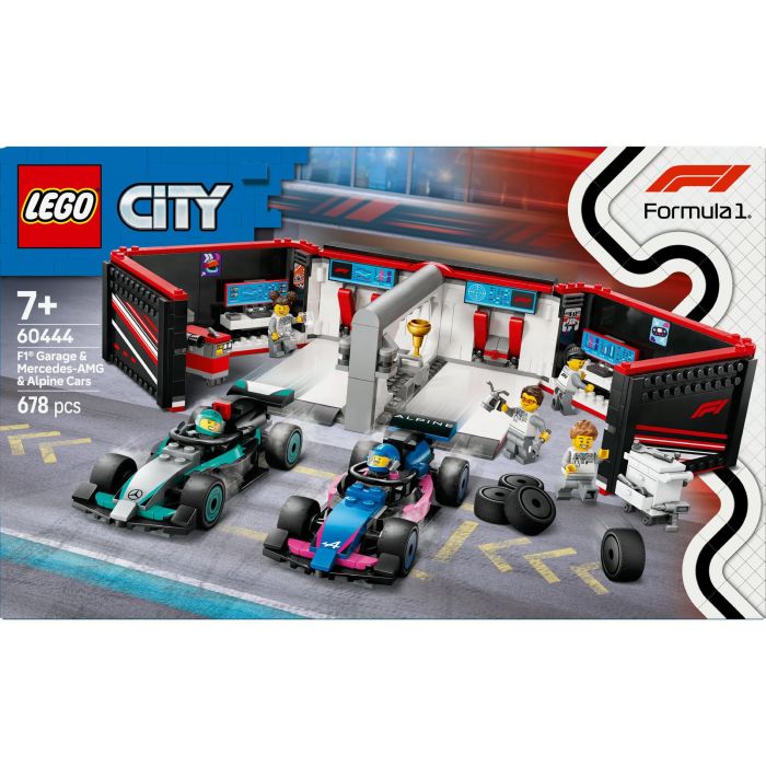 Lego Juego de Construcción Garaje Formula 1 con Coches Mercedes-AMG y Alpine - Lego City (Edad 7+ años) 8 Lego Juego de Construcción Garaje Formula 1 con Coches Mercedes-AMG y Alpine - Lego City (Edad 7+ años) 8