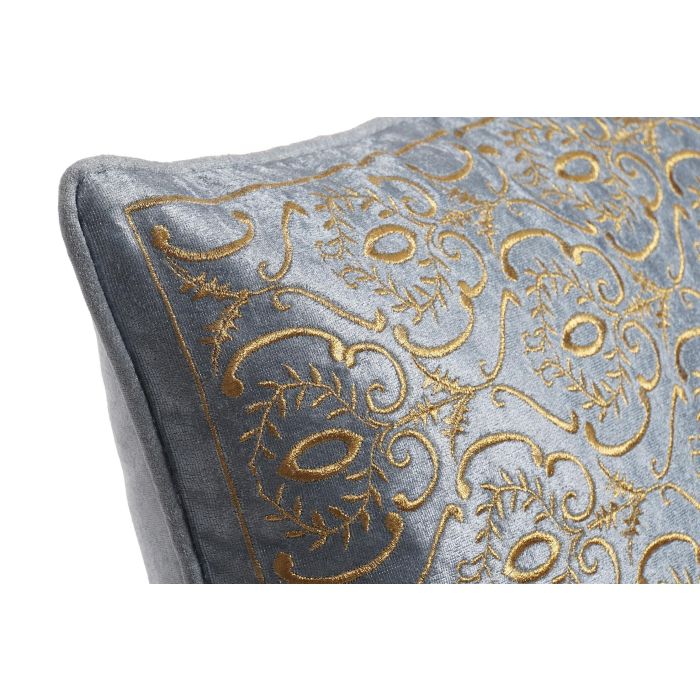Cojin Neoclasico DKD Home Decor Azul Dorado 10 x 45 x 45 cm 1 Cojin Neoclasico DKD Home Decor Azul Dorado 10 x 45 x 45 cm 1