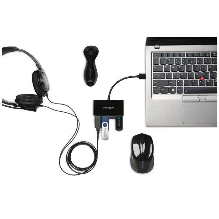 Hub USB Kensington K39121EU Negro 2 Hub USB Kensington K39121EU Negro 2