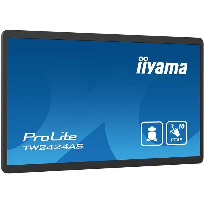 Iiyama 24" Panel-Pc / Negro/ Android 12 /4Gb, 32Gb, In-Cell Pcap 10-Points Touch, 1920X1080, Ips Panel, Mm, Wifi, Bt5.2, Micro-Sd, Usb 2X 2.0 1X 3.2, Hdmi-Input, Usb-C (Data / Dp-Alt Out), Audio-Out Mini-Jack, Micro, Mini-Jack, 250Cd/M (TW2424AS-B1) 9 Iiyama 24" Panel-Pc / Negro/ Android 12 /4Gb, 32Gb, In-Cell Pcap 10-Points Touch, 1920X1080, Ips Panel, Mm, Wifi, Bt5.2, Micro-Sd, Usb 2X 2.0 1X 3.2, Hdmi-Input, Usb-C (Data / Dp-Alt Out), Audio-Out Mini-Jack, Micro, Mini-Jack, 250Cd/M (TW2424AS-B1) 9
