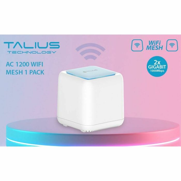 Router Talius AC1200 GigaLAN Blanco RJ45 Ethernet LAN USB x 3 Wi-Fi 13