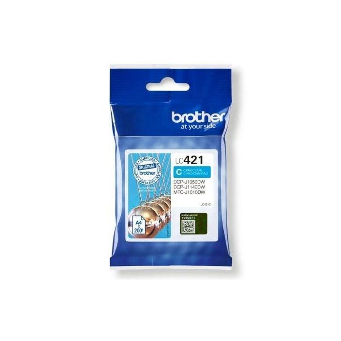 Brother Tinta Cian Mfc-J1010Dw - Dcp-J1050Dw 1 Brother Tinta Cian Mfc-J1010Dw - Dcp-J1050Dw 1