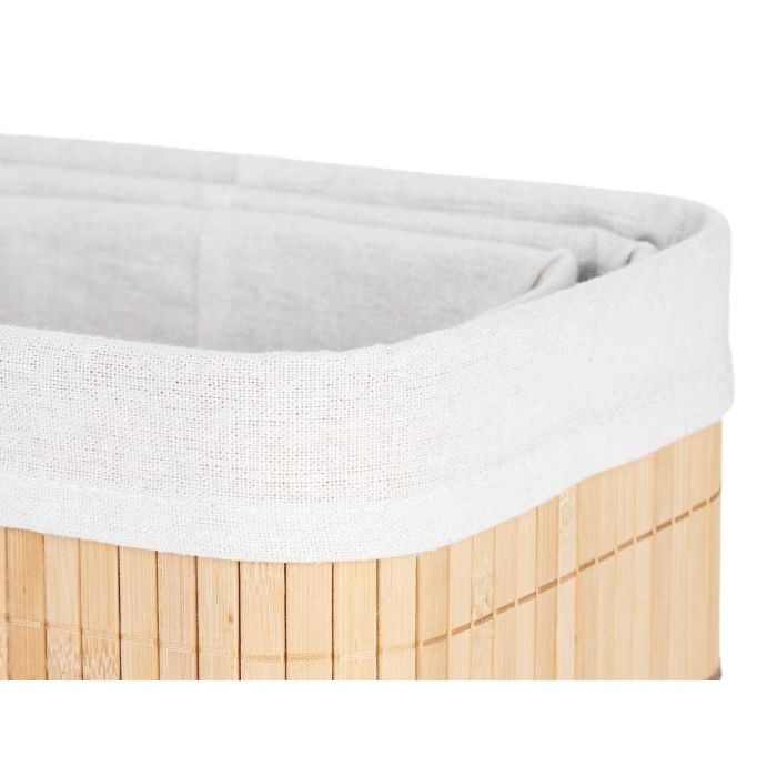 Set 3 Organizadores Bambu Tela Natural Rectangular Kipit 31X12CM (4 Unidades) 3 Set 3 Organizadores Bambu Tela Natural Rectangular Kipit 31X12CM (4 Unidades) 3