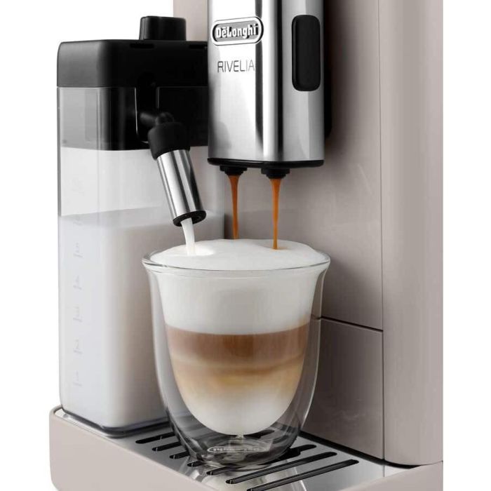 Cafetera Superautomática DeLonghi EXAM 440.55.BG Negro Plateado 1450 W 19 bar 1,2 L 3