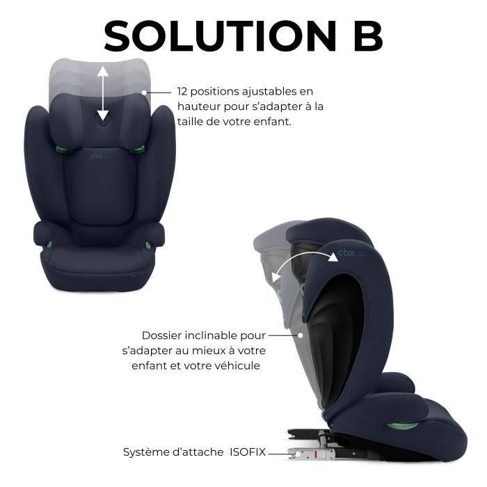 Cybex CYB4063846370856 Solución automática B I-Fix Silla de Coche, Grupo 2/3, Tono Azul (Bay Blue) 2