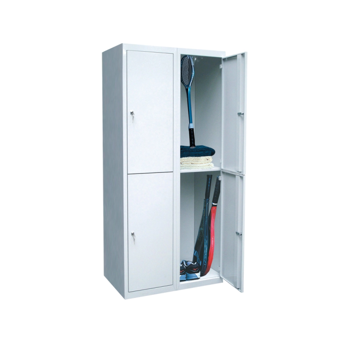 Ar storage Taquilla Metálica AR STORAGE 50x180x40 cm 2 Puertas con Llave Color Gris Inicial 1