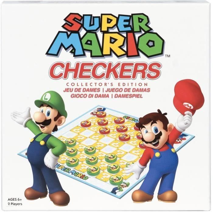 Super Mario Checkers - Juego de mesa - GOLIATH - A partir de 6 años 2 Super Mario Checkers - Juego de mesa - GOLIATH - A partir de 6 años 2