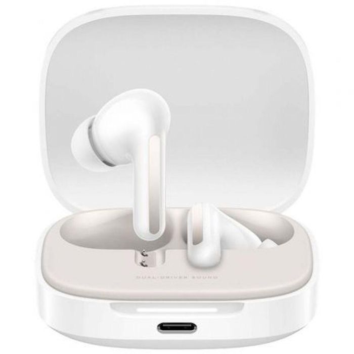 Auriculares Inalámbricos con Estuche de Carga Xiaomi Redmi Buds 6 Blanco Auriculares Inalámbricos con Estuche de Carga Xiaomi Redmi Buds 6 Blanco