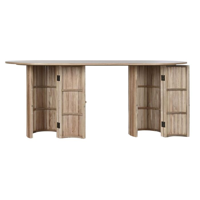 Mesa Ovalada Comedor Balines DKD Home Decor Natural 90 x 75 x 180 cm 6