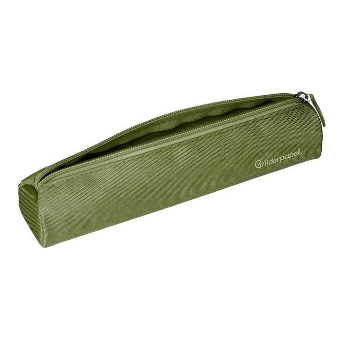 Estuche Portatodo Liderpapel Slim Cilindrico 220x45 mm Verde Militar 7