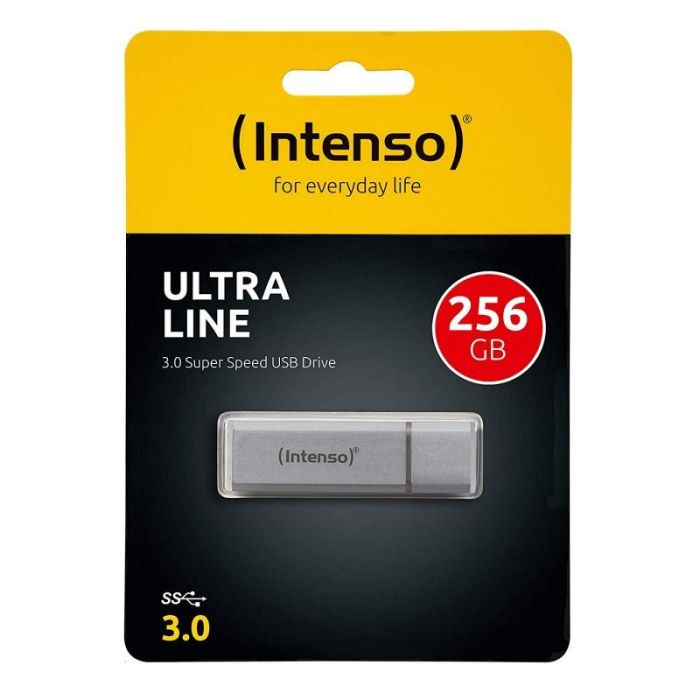 Intenso 3531492 Memoria USB 3.2 Ultra 256GB Plata Aluminio Intenso 3531492 Memoria USB 3.2 Ultra 256GB Plata Aluminio