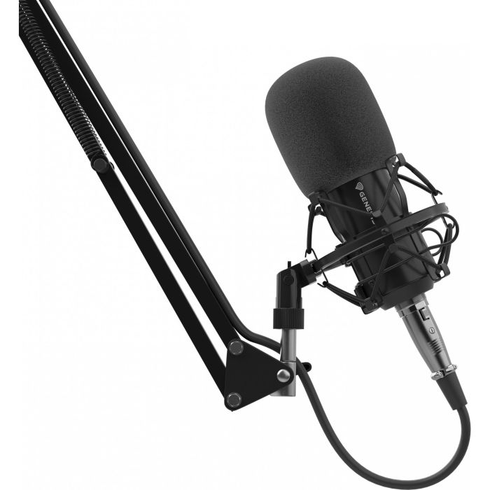 Genesis Radium 300 XLR Micrófono de Estudio Condensador Cardioide con Kit Completo Negro (No requiere Phantom 48V) 9 Genesis Radium 300 XLR Micrófono de Estudio Condensador Cardioide con Kit Completo Negro (No requiere Phantom 48V) 9