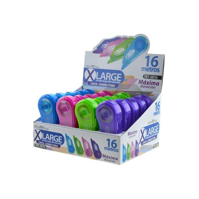 Cinta Correctora X-Large Office Box 16 Metros X 5Mm Exp.20
