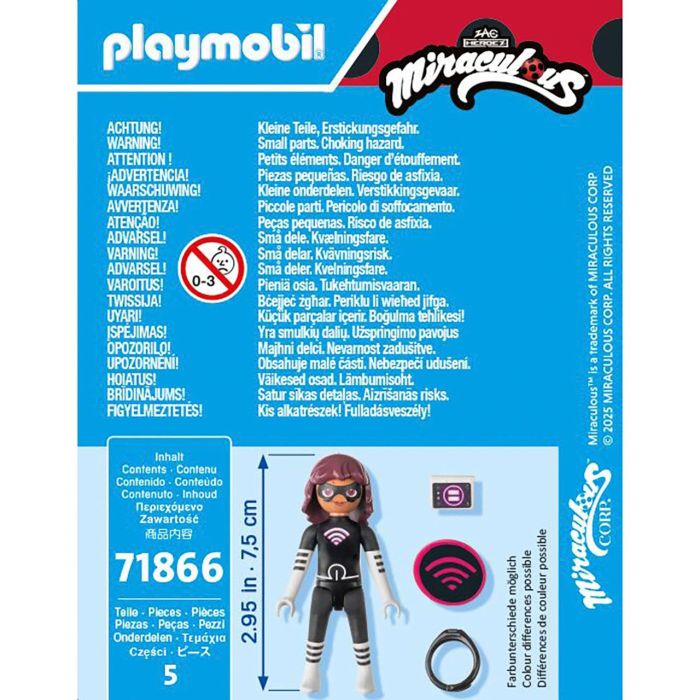 Playmobil 71866 Miraculous Lady Wifi Figura de Acción con Smartphone y Escudo para niños y niñas +4 años 4 Playmobil 71866 Miraculous Lady Wifi Figura de Acción con Smartphone y Escudo para niños y niñas +4 años 4