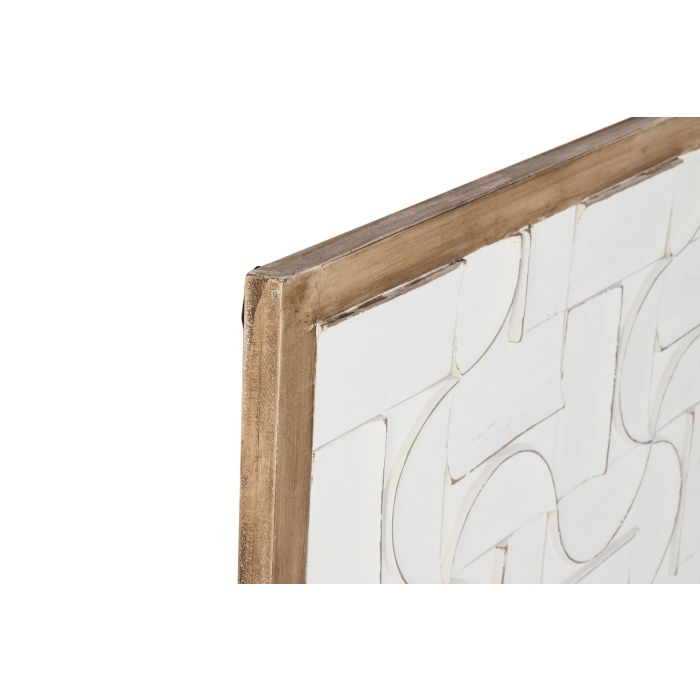 Decoracion Pared Moderno DKD Home Decor Blanco Natural 3 x 90 x 90 cm 1 Decoracion Pared Moderno DKD Home Decor Blanco Natural 3 x 90 x 90 cm 1